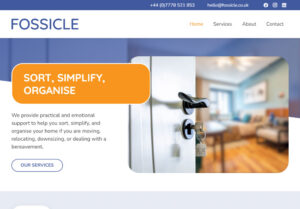 Fossicle Website Design by Interpro Southampton Portsmouth Hampshire