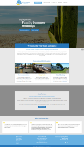 The Oven Campsite Website Design by Interpro Southampton Portsmouth Hampshire