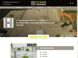 Hymers Groundworks Construction Interpro Web Design IT Support Services Southampton Portsmouth Hampshire IT Company