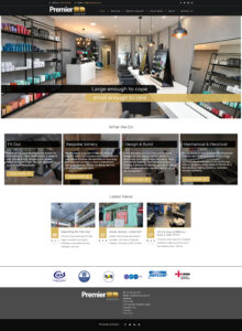 Premier Group Website Design by Interpro Southampton Portsmouth Hampshire