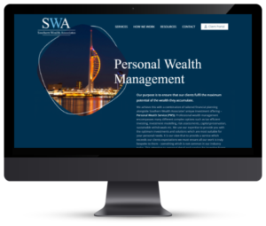 Southern Wealth Associates Website Design by Interpro Southampton Portsmouth Hampshire